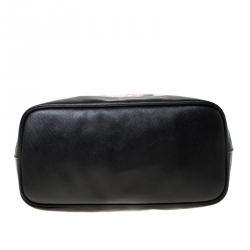 مملوكة مسبقًا Givenchy Black Coated Canvas and Leather Rottweiler Antigona Tote  