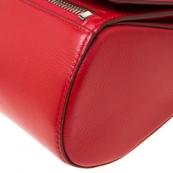 Pre Owned حقيبة كروس جيفنشي باندورا بوكس صغيرة جلد حمراء 