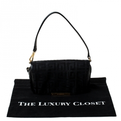 مملوكة مسبقًا Givenchy Monogram Canvas Flap Clutch Bag