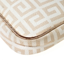 Pre Owned Givenchy Beige Monogram Coated Canvas and Leather Baguette