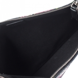 Pre Owned Givenchy Multicolor Floral Print Coated Canvas Antigona Clutch