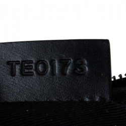 Pre Owned Givenchy Black Coated Canvas Rottweiler Face Clutch