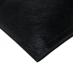 Pre Owned Givenchy Black Coated Canvas Rottweiler Face Clutch