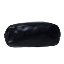 Pre Owned Givenchy Black Monogram Canvas and Leather Hobo