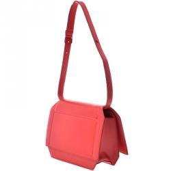 Pre Owned Givenchy Red Leather Crossbody Bag