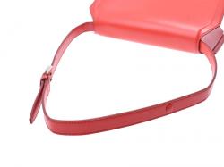 Pre Owned Givenchy Red Leather Crossbody Bag