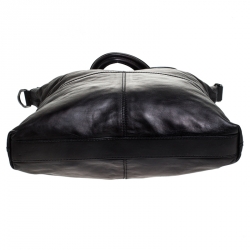 Pre Owned حقيبة كتف جيفنشي نايتنغال جلد سوداء