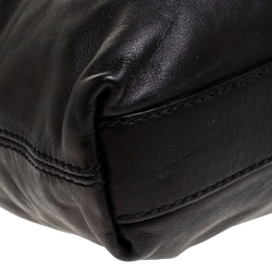 Pre Owned حقيبة كتف جيفنشي نايتنغال جلد سوداء