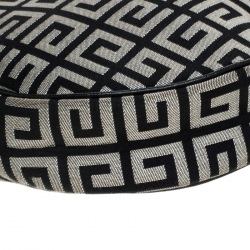 Pre Owned Givenchy Grey Monogram Canvas Tassel Hobo 