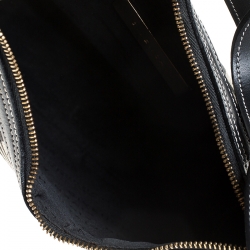 Pre Owned Givenchy Grey Monogram Canvas Tassel Hobo 