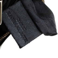 Pre Owned Givenchy Grey Monogram Canvas Tassel Hobo 