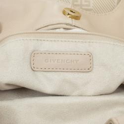 Pre Owned Givenchy Beige Monogram Canvas Hobo