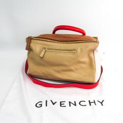 Pre Owned Givenchy Multicolor Leather Pandora Flap Top Handle Bag