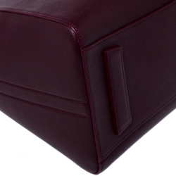 Givenchy Burgundy Leather Medium Antigona Satchel