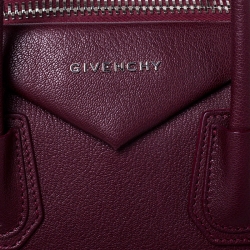 Givenchy Burgundy Leather Medium Antigona Satchel