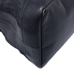 Pre Owned حقيبة جيفنشي كانفاس أسود مونوغرامي وجلد