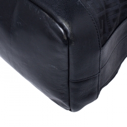 Pre Owned حقيبة جيفنشي كانفاس أسود مونوغرامي وجلد