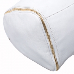Givenchy White Leather Duffel Bag