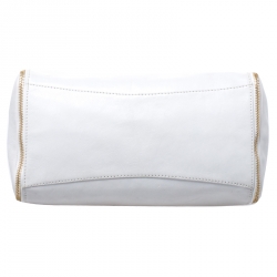 Givenchy White Leather Duffel Bag
