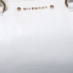 Givenchy White Leather Duffel Bag
