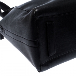 Pre Owned Givenchy Black Leather Medium Antigona Satchel