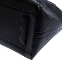 Pre Owned Givenchy Black Leather Medium Antigona Satchel