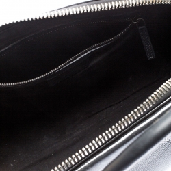 Pre Owned Givenchy Black Leather Medium Antigona Satchel