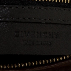 Pre Owned Givenchy Brown Leather Mini Pandora Sugar Crossbody Bag