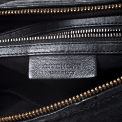 Pre Owned Givenchy Black Crinkled Leather Large Pandora Bag