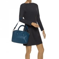 Pre Owned حقيبة جيفنشي أنتيغونا صغيرة جلد زرقاء