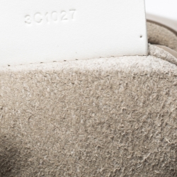 Pre Owned Givenchy Dark Beige Leather Antigona Shopper Tote with Pouch