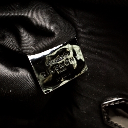 Pre Owned حقيبة جيفنشي كانفاس مقوى بالشعار رصاصي