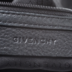 Pre Owned Givenchy Grey/Black Monogram Canvas and Leather Tote