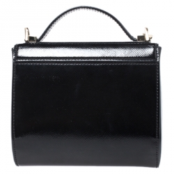 Pre Owned حقيبة كروس جيفنشي باندورا بوكس ميني جلد سوداء