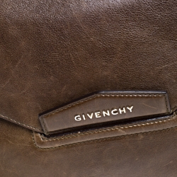 Pre Owned حقيبة كلتش جيفنشي مظروف أنتيغونا بنية