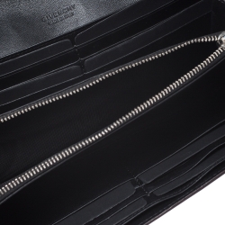 Pre Owned Givenchy Burgundy Leather Horizon Continental Wallet