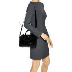 Pre Owned Givenchy Black Leather Mini Antigona Satchel