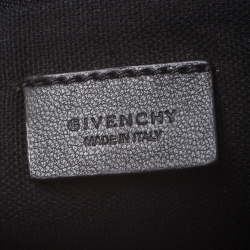 Pre Owned Givenchy Yellow/Black Flame Print Antigona Zip Pouch 