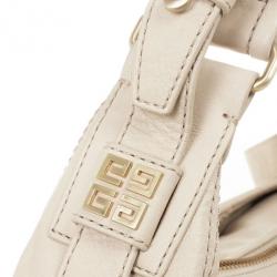Pre Owned Givenchy Beige Leather Hobo