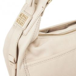 Pre Owned Givenchy Beige Leather Hobo