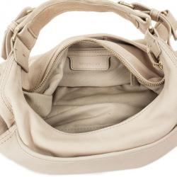 Pre Owned Givenchy Beige Leather Hobo