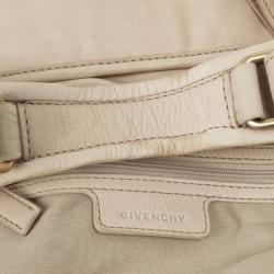 Pre Owned Givenchy Beige Leather Hobo