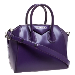 مملوكة مسبقًا حقيبة جيفنشي أنتيغونا ميني جلد زرقاء