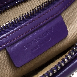 مملوكة مسبقًا حقيبة جيفنشي أنتيغونا ميني جلد زرقاء