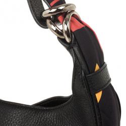 Pre Owned Givenchy Black Leather Hobo