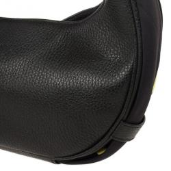 Pre Owned Givenchy Black Leather Hobo