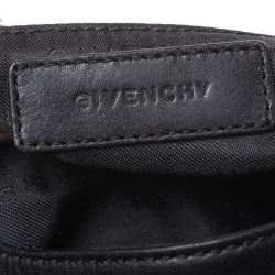 مملوكة مسبقًا Givenchy Black/Grey Signature Canvas and Leather Shoulder Bag