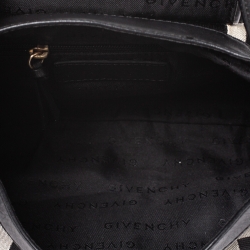مملوكة مسبقًا Givenchy Black/Grey Signature Canvas and Leather Shoulder Bag