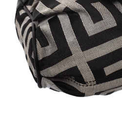 مملوكة مسبقًا Givenchy Black/Grey Signature Canvas and Leather Shoulder Bag