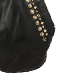 مملوكة مسبقًا Givenchy Black Studded Tinhan Hobo Bag